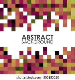 Vector Illustration of abstract squares. Background design for poster, flyer, cover, brochure.