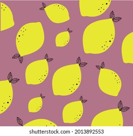 Vector illustration abstract still life of fruits in pastel colors. Collection of contemporary art. Vector set of fruits  date media, posters, postcards.