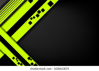 Vector illustration of Abstract Stripes Background with squares for business banner, poster, cover and advertising web design