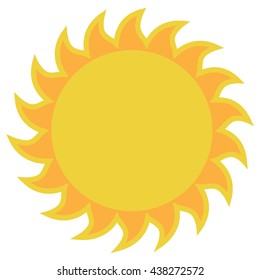 Vector Illustration of Abstract Sun