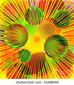 vector illustration of an abstract sunny background.
