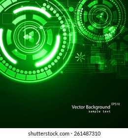 Vector illustration of abstract technology background