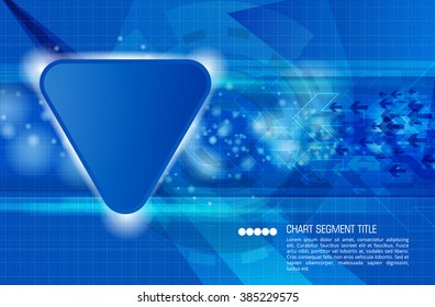 Vector illustration of abstract technology background