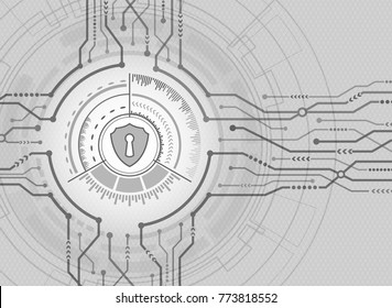 Vector illustration of Abstract Technology Background