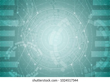 vector Illustration .Abstract  technology modern background design.
