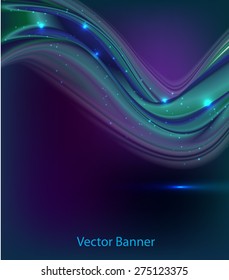 Vector illustration Abstract template brochure design with dark colored geometric background
