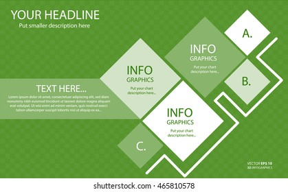 Vector illustration abstract template brochure design