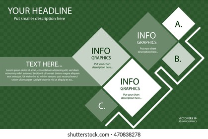 Vector illustration abstract template brochure design