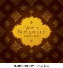 Vector illustration abstract Thai art Background, Thai art Pattern