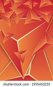 Vector illustration of Abstract Triangle Background. Perfect for backgrounds for magazine cover, Banner, Poster, Wallpaper.