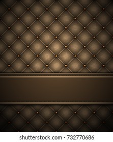 Vector illustration of Abstract upholstery background with copy space