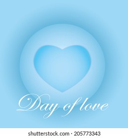 Vector illustration abstract  Valentines day 