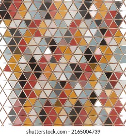 Vector Illustration of abstract vitrage background. Decorative stained glass pattern for design poster, cover, flyer and brochure.