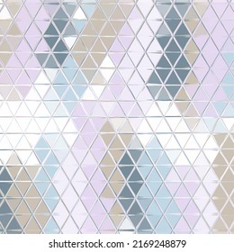 Vector Illustration of abstract vitrage background. Decorative stained glass pattern for design poster, cover, flyer and brochure.