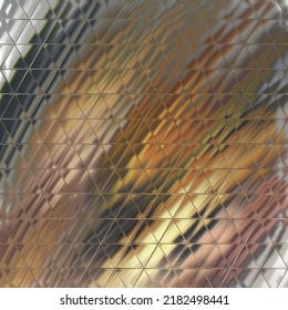 Vector Illustration of abstract vitrage background. Decorative stained glass pattern for design poster, cover, flyer and brochure.