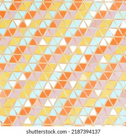 Vector Illustration of abstract vitrage background. Decorative stained glass pattern for design poster, cover, flyer and brochure.