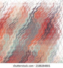 Vector Illustration of abstract vitrage background. Decorative stained glass pattern for design poster, cover, flyer and brochure.
