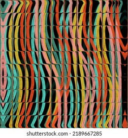 Vector Illustration of abstract vitrage background. Decorative stained glass pattern for design poster, cover, flyer and brochure.
