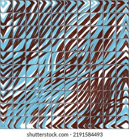 Ilustración vectorial del fondo de la vitrina abstracta. Patrón decorativo de vidrio manchado para póster de diseño, cubierta, volante y folleto.
