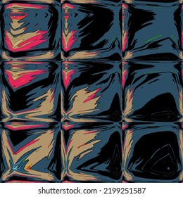 Vector Illustration of abstract vitrage background. Decorative stained glass pattern for design poster, cover, flyer and brochure.
