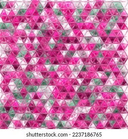 Vector Illustration of abstract vitrage background. Decorative stained glass pattern for design poster, cover, flyer and brochure.
