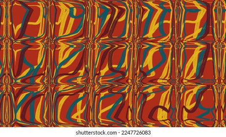 Ilustración vectorial del fondo de la vitrina abstracta. Patrón decorativo de vidrio manchado para póster de diseño, cubierta, volante y folleto.
