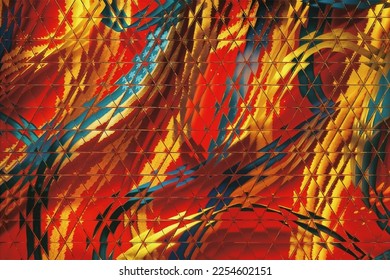 Vector Illustration of abstract vitrage background. Decorative stained glass pattern for design poster, cover, flyer and brochure.
