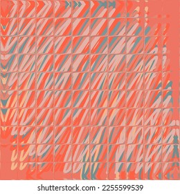 Vector Illustration of abstract vitrage background. Decorative stained glass pattern for design poster, cover, flyer and brochure.
