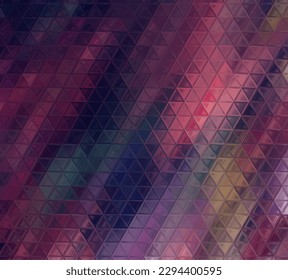 Ilustración vectorial del fondo de la vitrina abstracta. Patrón decorativo de vidrio manchado para póster de diseño, cubierta, volante y folleto.
