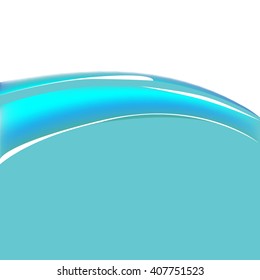 Vector illustration abstract wave water bacground art