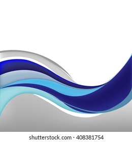 Vector illustration abstract wave water background art