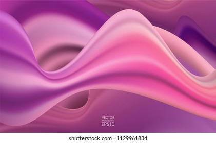 Vector Illustration: Abstract wavy Background. Trendy design