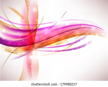 Vector illustration of abstract wavy background. 