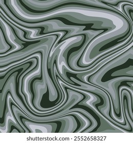 Vektorgrafik. Abstrakter wellenförmiger Hintergrund in dunklen und hellgrauen Farben.
