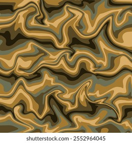 Ilustração vetorial. Fundo ondulado abstrato em tons de laranja e cinza.
