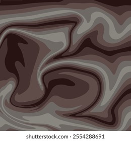 Vector illustration. Abstract wavy background in grey-burgundy tones.
