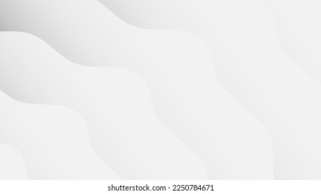 Vector illustration abstract white and grey patter seamless curve shell gradient color 3d shape motion