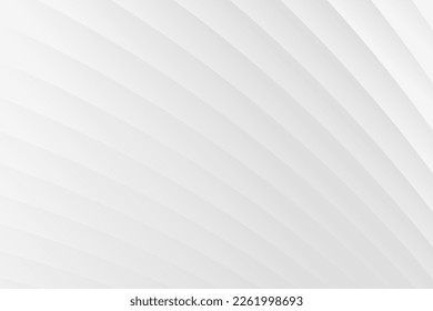 Ilustración vectorial patrón abstracto blanco y gris sin soldadura isométrica 3d forma,Onda de papel tapiz rectangular moderno