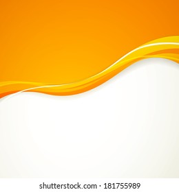 Vector Illustration of an Abstract Yellow Background