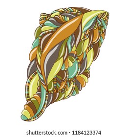 Vector illustration with abstraction. Illustration 10 version