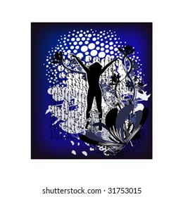 vector illustration of abstraction