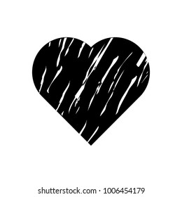Vector illustration of abstraction heart on Valentine's day.