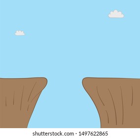 Vector illustration abyss. Hand drawn. 