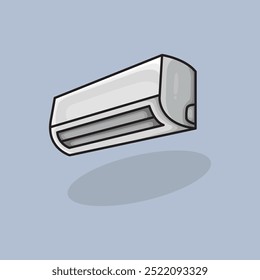 Vektorgrafik AC. Vektordesign Klimaanlage. AC Klimaanlage Icon Design-Illustration und Icon für Website, digital und Print