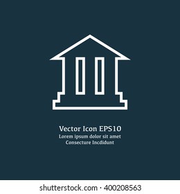 Vector illustration of academy icon
