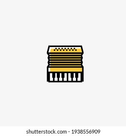 Vector illustration of accordion icon