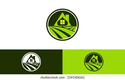 Vector illustration of ace house icon sign in flat and simple design. Good for any business related to real estate, lodging, rental houses, condominiums, residences