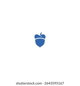 vector illustration of acorn dental