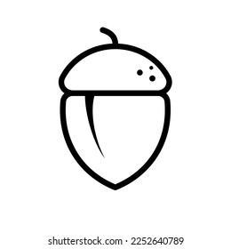 Vector Illustration of an Acorn Icon