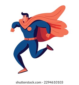 Icono de Super Hero Fly de Ilustración Vector
